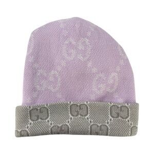 Gucci Monogram Wool Beanie Hat